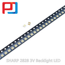 100 Uds para Sharp LED retroiluminación LED de media potencia 0,5 W 3V 2828 blanco 43LM GM2BC2ZF2GCM iluminación LCD trasera para TV aplicación de TV 2024 - compra barato
