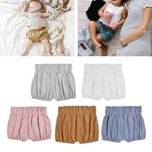 New Baby Boy Girls Cotton Shorts Infant Ruffle Bloomers Toddler Summer Panties For 0-6 Months 19QF 2024 - buy cheap