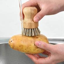 2Pcs Dish Scrubber Brush Set Sisal Coconut Fibers Kitchen Cleaning Brush for Vegetable Dish Pan 2024 - buy cheap