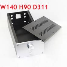 Caja amplificadora de potencia W140 H90 D311 DAC, carcasa de decodificación de preamplificador de chasis de aluminio, caja DIY, 1409 2024 - compra barato