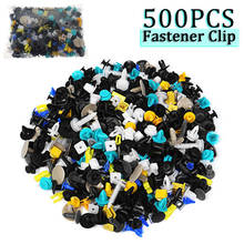 Wholesale 500Pcs Universal Mixed Auto Car Fastener Car Bumper Retainer Clips Plastic Push Rivet Door Clip Panel Replacement Kit 2024 - buy cheap