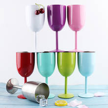 300ml Stainless Steel Goblet Wine Glass 304 Vacuum Insulation Cup outside Cup swig wine cups moet shot glass cocktail glass 2024 - buy cheap