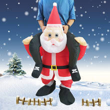Christmas Gift Santa Claus Costume Adult Halloween Party Mascot Inflatable Costumes Fancy Role Play Disfraz for Man Woman 2024 - buy cheap