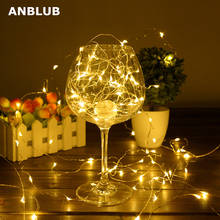 ANBLUB 2M 5M 10M Copper Wire LED String lights Waterproof Holiday lighting For Fairy Christmas Tree Wedding Party Decoration 2024 - buy cheap