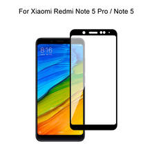 Full Cover Tempered Glass For Xiaomi Redmi Note 5 Pro / Redmi Note 5 Tempered Glass Screen Protective Glass Film 2024 - buy cheap