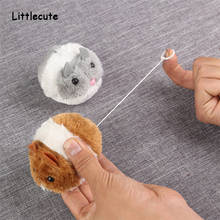 New 1PC cute cat toy plush fur toy shake movement mouse pet Kitten funny movement rat Little interactive bite toy 2024 - buy cheap
