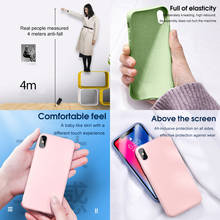 Силиконовый мягкий чехол для iPhone 11 Pro XS MAX X XR карамельный цвет чехол s для iPhone 11 7 8 6 6s Plus Полный чехол противоударный чехол s Coque 2024 - купить недорого