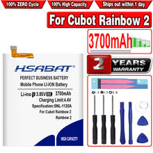 Аккумулятор высокой емкости HSABAT 3700 мАч для смартфона Cubot Rainbow 2 2024 - купить недорого