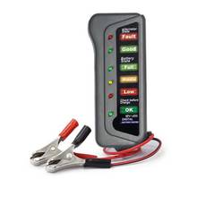 Testador de bateria digital de carro 12v, alternador, 6 luz led para ferramenta de diagnóstico automático 2024 - compre barato