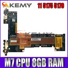 Akemy M7/8GB for DELL Tablets Latitude 11 5175 5179 Motherboard AAJA0 LA-C791P CN-0W1D2D W1D2D Mainboard 100%tested 2024 - buy cheap