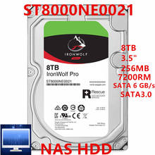 Новый оригинальный жесткий диск для Seagate 8 ТБ 3,5 дюйма SATA 6 ГБ/сек. 256 Мб 7200 об/мин для внутреннего жесткого диска NAS для ST8000NE0021 ST8000NE001 2024 - купить недорого