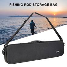 Portable Outdoor Fishing Bags Shockproof Fishing Tackle Bag 600D Nylon Cloth EVA Travel Carry Tool Bag 64cmx16cmx7cm 2024 - buy cheap
