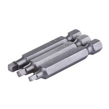 3Pcs 50Mm 1/4 Inch Hex Square Bits Square Head Screwdriver Bits S2 Alloy Steel netic Screwdriver Bits Set Hand Tools 2024 - buy cheap