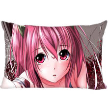 Anime Elfen Lied Girl Pillow Cover Bedroom Home Office Decorative Pillowcase Rectangle Zipper Pillow Cases Satin Fabric A12.21 2024 - buy cheap
