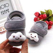 Winter baby toddler shoes newborn baby girl plush love stars clouds cotton shoes soft sole warm shoes comfortable кроссовки 05* 2024 - buy cheap