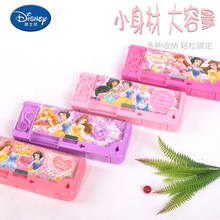 Disney Princess Multifunctional Stationery Box Cartoon Large Capacity Key Unlock Creative Pencil Box School Supplies Gift 2024 - buy cheap