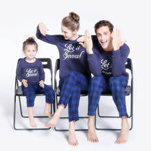 Pijamas familiares a juego para Navidad de Inglaterra, ropa familiar de feliz año nuevo para el hogar, trajes para papá, mamá y yo, aspecto de moda 2021 2024 - compra barato