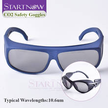 Startnow óculos de segurança laser co2 od4 +, óculos de proteção para máquina de corte de marcação, peças de 10600nm 2024 - compre barato