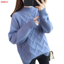 Thick Warm Turtleneck Sweater Women 2019 Winter Long Sleeve Jumper Women Sweaters And Pullovers Pull Femme Kintted Tops W1528 2024 - buy cheap