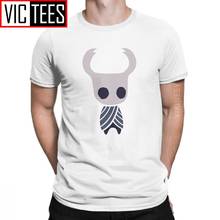 Hollow Knight Men's T Shirt Skull Video Game Novelty Crewneck T-Shirt 100 Percent Cotton Oversized Camisas Hombre 2024 - buy cheap