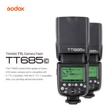 Godox-Flash TT685 para cámara, dispositivo de Flash TTL HSS para Canon, Nikon, Sony, Fujifilm, Olympus, DSLR, Speedlight Studio GODOX 2024 - compra barato