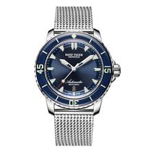 Reef tiger-relógio de mergulho masculino, automático, marca de luxo, esportivo, relógio de pulso, 200m, à prova d'água, mecânico 2024 - compre barato