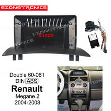 1-2Din Car DVD Frame Plug Audio Fitting Adaptor Dash Trim Kits Facia Panel 9inch For Renault  Megane2 2004-2008Radio Player 2024 - buy cheap