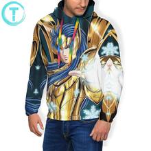 Sudadera con capucha de los caballeros del zodiaco para hombre, suéter de manga larga con capucha de tela de Camus- God, Popular 2024 - compra barato