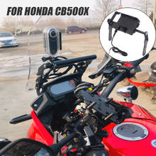 Motorcycle Accessories GPS/SMART PHONE Navigation GPS Plate Bracket Adapt Holder For Honda CB500X CB500 X CB 500X 2016 17 18 19 2024 - buy cheap