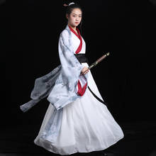 Traje de dança clássico chinês hanfu, roupa feminina para festival folclórica em palco rave roupa para cosplay vestido de fadas dnv13262 2024 - compre barato