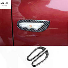 2 шт./лот, эпоксидный клей, настоящее углеродное волокно, светильник указателя поворота, декоративная крышка для 2005-2012 BMW E90 E92, автомобильные аксессуары 2024 - купить недорого