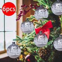 Besegad 6pcs Shatterproof Christmas Tree Hanging Balls Christmas Decoration Bauble Xmas Home Party Pendants Ornaments Decors Toy 2024 - buy cheap