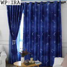 Stars Shade Curtains For Kids Living Room Bedroom Blackout Cloth Summer Romantic Cortinas 111&C 2024 - buy cheap