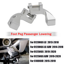 For BMW R1200GS LC 2013- R 1200 GS LC ADV 2014- R1200GS LC Adventure Foot peg Motorcycle Passenger Footpeg Lowering Kit 2018 2024 - buy cheap