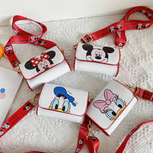 Disney cartoon Mickey PU coin purse small bag new mini shoulder bag Korean cartoon baby girl crossbody bag 2024 - buy cheap