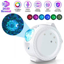 Starry Galaxy Projector 6 Color Blueteeth USB Voice Control Music Player LED Night Light USB Charging Projection Lamp Dropship 2024 - buy cheap