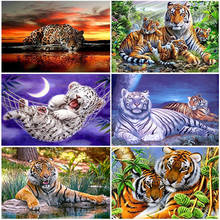 Tiger DIY 5D Diamond Painting Full Square/Round Drill Resin Animal Diamont Embroidery Cross Stitch Kits Mosaic Christmas Gift 2024 - buy cheap