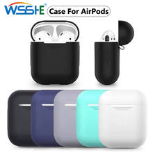 Soft Silicone Case Earphones For Apple Airpods Case Wireless Earphone Protective Cover For AirPods Box Headphone Accessories 2024 - buy cheap
