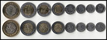 Мексика 1 комплект штук 8 Американских Монет новая Оригинальная монета Unc памятная серия 100% настоящая 2024 - купить недорого