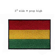 Вышитая нашивка в виде флага Bolivia psg 3 ", Аппликации с вышивкой 2024 - купить недорого