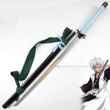 High Quality Bleach Hitsugaya Toushirou Hyourinmaru Katana Prop Samurai Sword Weapon Wooden Blade 100CM Cosplay Prop 2024 - buy cheap