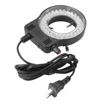 Industrial Microscope Camera Light Source 144LEDs 60000LM Adjustable brightness Microscope Ring Light Illuminator Lamp 2024 - buy cheap