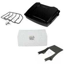 Motorcycle 5.5" Razor Trunk Luggage Rack Mount Plate For Harley Tour Pak Touring 1997-2008 2024 - buy cheap