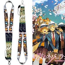 10 Pcs/lot Anime The Promised Neverland Phone Strap Toys Lanyard Keychain Long Rope Necklace Pendant Toy Gifts 2024 - купить недорого