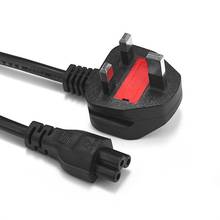 UK Plug шнур питания 1,5 м Британский основной C5 кабель питания для hp Dell Зарядка для ноутбука samsung LG TOSHIBA ASUS ноутбук LG tv 2024 - купить недорого