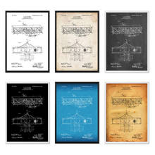 Vintage Wright Brothers Flying Machine 1906 Patent Art Aircraft Poster Canvas Painting Print Wall Décor Living Home Art 2024 - buy cheap