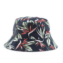 New Panama Bucket Hats Men Women Summer Breathable Bucket Cap Printing Cotton Bob Hat Hip Hop Hat Fisherman Hat 2024 - buy cheap