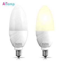 E12 LED Sensor Night Light Bulb Candelabra Dusk to Dawn 6W Lamp Equivalent 60W Daylight White 5000K Indoor Candle Bulbs 2Packs 2024 - buy cheap