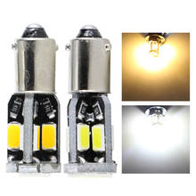 Lâmpada led para interior de automóveis ba9s bax9s, 12 v, 2w, super h21w, t4w, h6w, luzes para placa, chip smd 5730, 12 volts 2024 - compre barato
