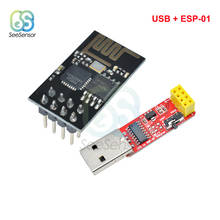 Módulo adaptador Wifi inalámbrico, placa de desarrollo para Arduino, 3,3 V, CH340, USB a ESP8266, ESP-01 de serie, ESP01, ESP01S 2024 - compra barato